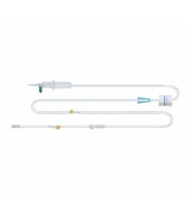 Perfuvet Micro – perfuseur vétérinaire micro-débit pour très petits animaux, avec tubulure 200 cm et 2 ports d’injection
