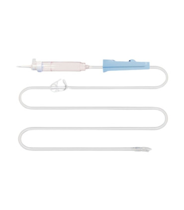 Perfuvet Large – perfuseur vétérinaire gros débit pour grands animaux avec tubulure 230 cm