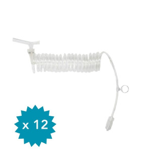 Tubulure spirale pour Perfuvet Twist lot de 12