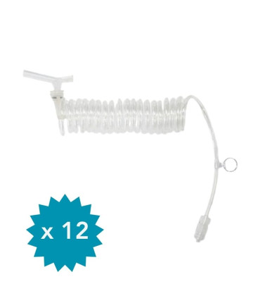 Tubulure spirale pour Perfuvet Twist lot de 12