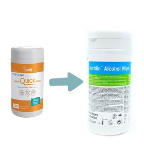 Incidin Alcohol Wipe / Quick Wipes – Lingettes désinfectantes