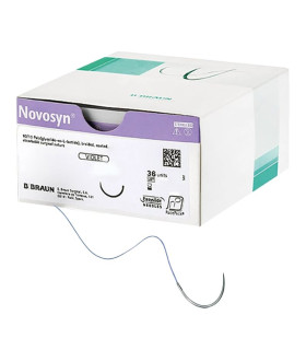 Fil de suture tressé résorbable NOVOSYN 1 Boîte de 36 BBRAUN