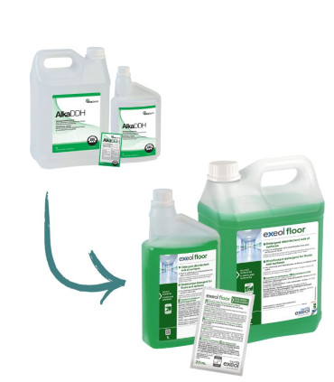 Alka DDH devient EXEOL FLOOR Détergent désinfectant pour les sols