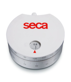 Ruban de mesure périmétrique ergonomique avec calcul du rapport taille-hanches (WHR) SECA 203