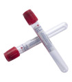 Tube BD Vacutainer PET CAT activateur de coagulation silice Bouchon rouge - boite de 100