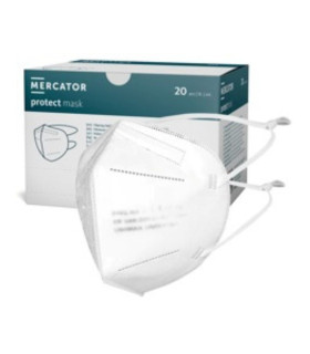 Masque FFP2 jetable à élastiques boîte de 30 MERCATOR