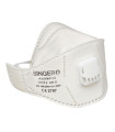 Masque FFP2 souple à valve pliable – Boîte de 20