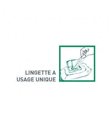 Lingettes nettoyantes WIP'ANIOS Excel Biodégradables - Sachet de 100