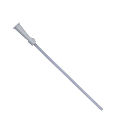 Sonde vésicale droite pour femme 18 cm en PVC CH12