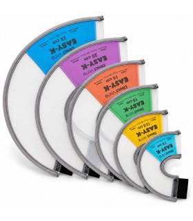 Collerette carcan EASY-K – Double liseré néoprène – Lot de 12